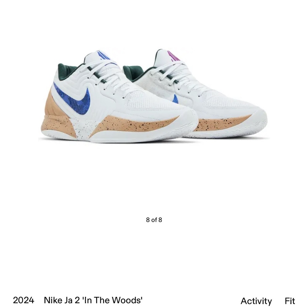 Nike Ja 2 In the Woods size 10.5